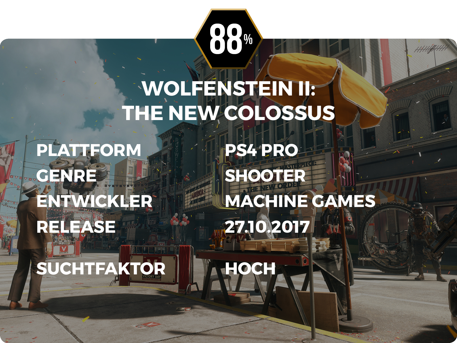 Reviewbild Wolfenstein II