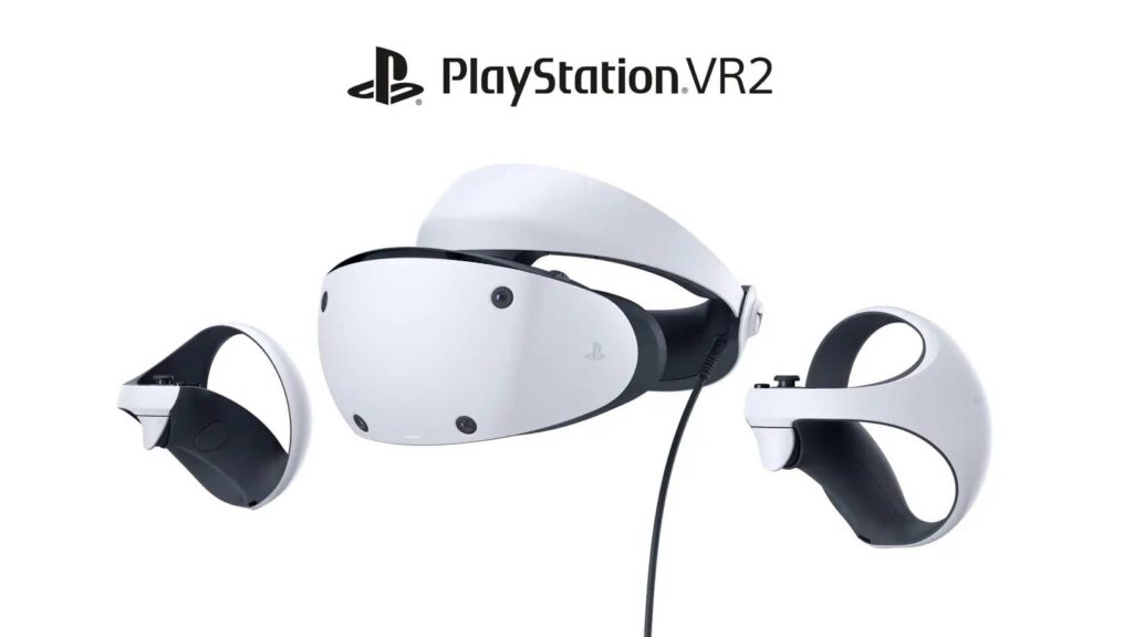 PlayStation VR2 Headset mit Controllern